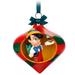 Disney Holiday | Disney Pinocchio And Jiminy Cricket Droplet Sketchbook Ornament | Color: Red/Yellow | Size: Os