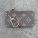 Louis Vuitton Accessories | Louis Vuitton Pochette Key Cles Key Pouch Brown Monogram | Color: Brown | Size: Os