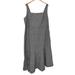 Anthropologie Dresses | Anthropologie The Ariana Square Neck Asymmetrical Ruffle Hem Dress 3x Plus | Color: Black/White | Size: 3x