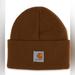 Carhartt Accessories | Carhartt Nwt Kids' Or Toddlers Hat Beanie Acrylic Watch | Color: Brown/Tan | Size: Osb