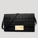Michael Kors Bags | Michael Kors Gia Quilted Leather Locking Pouch Bag | Color: Black/Gold | Size: Os