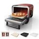 Ninja Woodfire Electric Outdoor Oven, 8-in-1 Pizza Oven, High-Heat Roaster & BBQ Smoker with Roast Rack, Pro-Heat Tray, Pizza Stone, Wood Pellets & Scoop, 6 Pizza Settings, Burnt Orange OO101UK