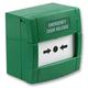 (KAC) CALL POINT, S/P/C/O, RESET, GREEN | ALARM SWITCHES, 1 X QTY - MCP3A-G000SF-STICK-12