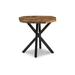17 Stories Vertner Solid Wood End Table Wood/Metal in Black/Brown | 24.13 H x 22.25 W x 27.5 D in | Wayfair 7A2C39CD9A984945B2038B4E87A05BC9