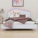 Gracie Oaks Breckle Slat Storage Bed Wood in Pink | 39.7 H x 57.7 W x 79.3 D in | Wayfair 7FCB32B1CAD742969B67DF81F20BFED5