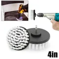 Tête de brosse de perceuse souple pour tapis en cuir 4 pouces 1 pièce accessoire électrique