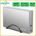 RSHTAcetone-Boîtier de disque dur externe en aluminium USB 3.0 vers SATA S6 3.5 pouces HDD SSD