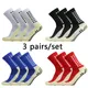 Chaussettes de football en silicone non ald pour hommes et femmes chaussettes de sport en plein