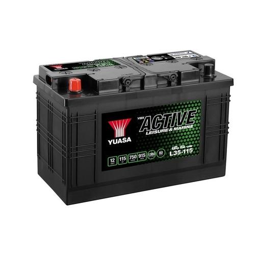 YUASA Starterbatterie Leisure Batteries 12V 115Ah 750A L35-115