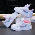 Scarpe da ginnastica per ragazze scarpe bianche 2023 nuove scarpe da tavola per bambini rosa con