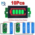 1S-8S 3.7V Indicatore di capacità della batteria al litio Modulo Tester di potenza della batteria del veicolo elettrico Li-ion 1-8S Allarme cicalino a bassa tensione