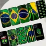 Custodia per telefono con bandiera brasiliana brasiliana brasiliana per iPhone 15 14 11 12 13 Mini