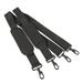 2 Pcs Professional Instrument Case Straps Shoulder Straps Shoulder Belts (Black)