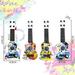 Angfeng Mini Guitar 4 Strings Classical Ukulele Guitar Toy Musical Instruments for Kids Children Beginners Early Education Small Guitar(2)