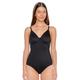 Susa Body ohne Bügel Topsy I Body Shapewear Damen stark formend I Mieder für Frauen I Softer Bodysuit mit Shaping Effekt I Formt Taille, Bauch und Po I schwarz I 85B