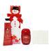 Bath & Body Works Winter Candy Apple - Mini Gift Box Set - Hand Cream and Hand Gel With a Natural Oats Sample Soap.