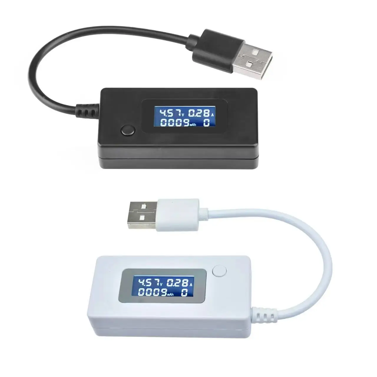 DC 4-30V LCD USB Detektor Voltmeter Amperemeter Mobile Power Ladegerät Kapazität Tester Meter Spannung Strom Meter lade Monitor Image