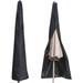 Waterproof UV-Resistant Patio Umbrella Covers with Zip Heavy Duty Fabric Cover for Garden Outdoor Umbrella