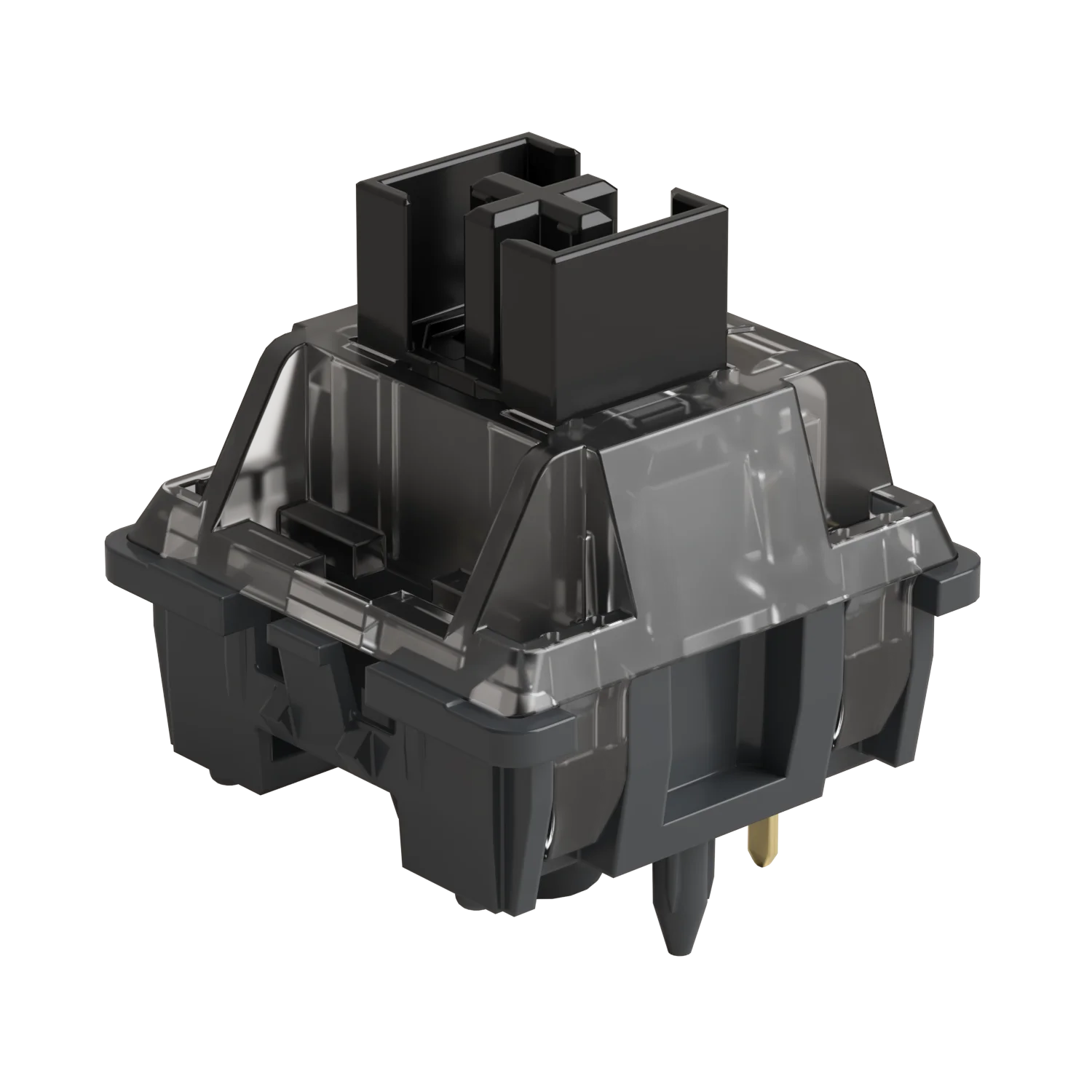 Akko V3 pro Creme-Schwarz-Schalter, 5-polig, 55 gf, linearer Schalter mit staubdichtem Schaft, kompatibel mit mechanischer MX-Tastatur (45 Stück) Image