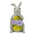 Soikfihs Solar Garden Outdoor Statue Rabbit Garden Decor â€“ Outdoor Decor Statue For Patio Balcony Yard Ornament Unique Gifts For Mom GrandmaGarden Lamps Solar Garden Lamps Decorations and Accessories