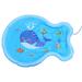 1Pc Whale Pattern Spray Pad Water Toy Mat Spray Mat Paddling Mat Inflatable for Lawn Beach Backyard Pool Outdoor (Blue)