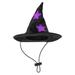 2 Pack Pet Witch Hat Halloween Pet Costume Pet Present Cat Clothing Costume for A Dog