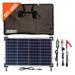 Optimate Solar Duo 40W Travel Kit - TM522 Control Monitor - Lead Acid Lifepo4 Adjustable Stand & Storage Case