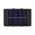 SHENGXINY Solar Wall Lamp Clearance Solar Induction Garden Light Outdoor Garden Home Decoration Wall And Step Light Super Bright Lighting Street Light Black