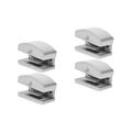 4 pcs Shower Door Bottom Guides Glass Door Stops Shower Door Guides For Sliding Doors