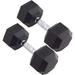 Rubber Encased Hex Dumbbell Weigh Pair â€“ Dumbbells For Exercises â€“ Srengh raining Equipmen â€“ Home Gym Accessories â€“ Weigh raining