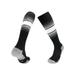 Men Athletic Socks Sport Running Calf Socks Performance Cushioned Breathable Football Socks for Men Black M