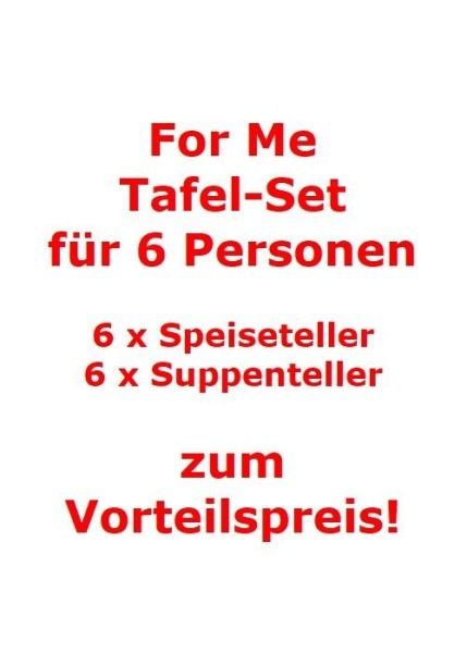 Villeroy & Boch For Me Tafel-Set für 6 Personen / 12 Teile Image