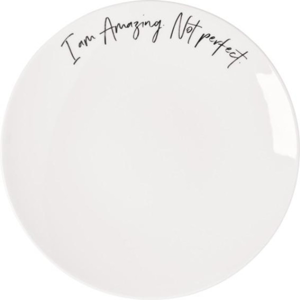 Villeroy & Boch Statement Frühstücksteller / Kuchenteller "I´m amazing. Not perfect." 21cm Image