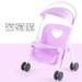 NUOLUX Doll Stroller Play Game Doll Stroller Simulated Play Game Stroller Furniture Adornment