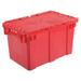 Distribution Container with Hinged Lid 22-3/8x13x13 Red