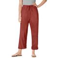 Plus Size Women's The Boardwalk Pant by Woman Within in Red Ochre (Size 20 T)