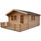 Shire Kinver 14X18 Ft Apex Tongue & Groove Wooden Cabin - Assembly Service Included