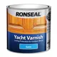 Ronseal Yacht Varnish Clear Satin Window Frames Wood Varnish, 2.5L