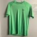 Under Armour Shirts | Heat Gear Shirt | Color: Black/Green | Size: M