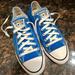 Converse Shoes | Mens 7.5 Womens 9.5 Converse Chuckt All Star Ox Sneakers | Color: Blue | Size: M 7.5, W 9.5