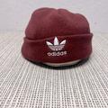 Adidas Accessories | Adidas Burgundy Red Maroon Old School Classic Beanie Hat Osfm Unisex | Color: Brown/Red | Size: Os