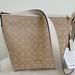 Coach Bags | New Coach Signature Dufflette Bag | Color: Cream | Size: Os