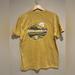 Columbia Shirts | Columbia T Shirt Men's Large Gold Graphic Tee Hike Camp Adult 100% Cotton | Color: Gold | Size: L