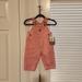 Carhartt One Pieces | Carhartt Overalls Size 6m Pink Baby Outdoors Work Casual Canvas Lined | Color: Pink | Size: 3-6mb