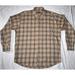 Burberry Shirts | Burberry Classic Nova Check Plaid Brown Button Up Shirt Mens Lg | Color: Brown/Tan | Size: L