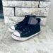 Converse Shoes | Converse Kids Chuck Taylor All Star Glitter High Top In Black Size 2 | Color: Black/Silver | Size: 2bb