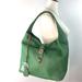 Dooney & Bourke Bags | Dooney & Bourke Green Large Logo Lock Sac Pebbled Leather Hobo Shoulder Bag Nwot | Color: Green | Size: Os