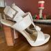 Michael Kors Shoes | Michael Kors Sandal | Color: Cream/White | Size: 7.5