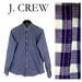 J. Crew Shirts | J Crew Medium 15 15 1/2 Button Down Shirt Casual Dress Plaid Blue Red White | Color: Blue/White | Size: M