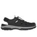 Skechers Men's Relaxed Fit: Tresmen - Menard Sandals | Size 12.0 Extra Wide | Black | Textile/Synthetic | Vegan